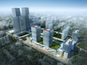 city shopping mall 039 3D Model