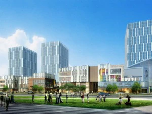 city shopping mall 040 3D Model