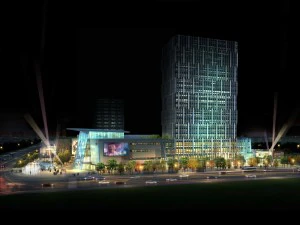 city shopping mall 040 3D Model