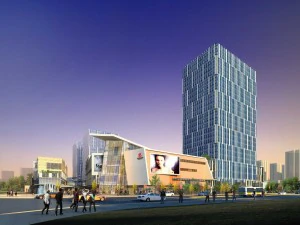 city shopping mall 040 3D Model