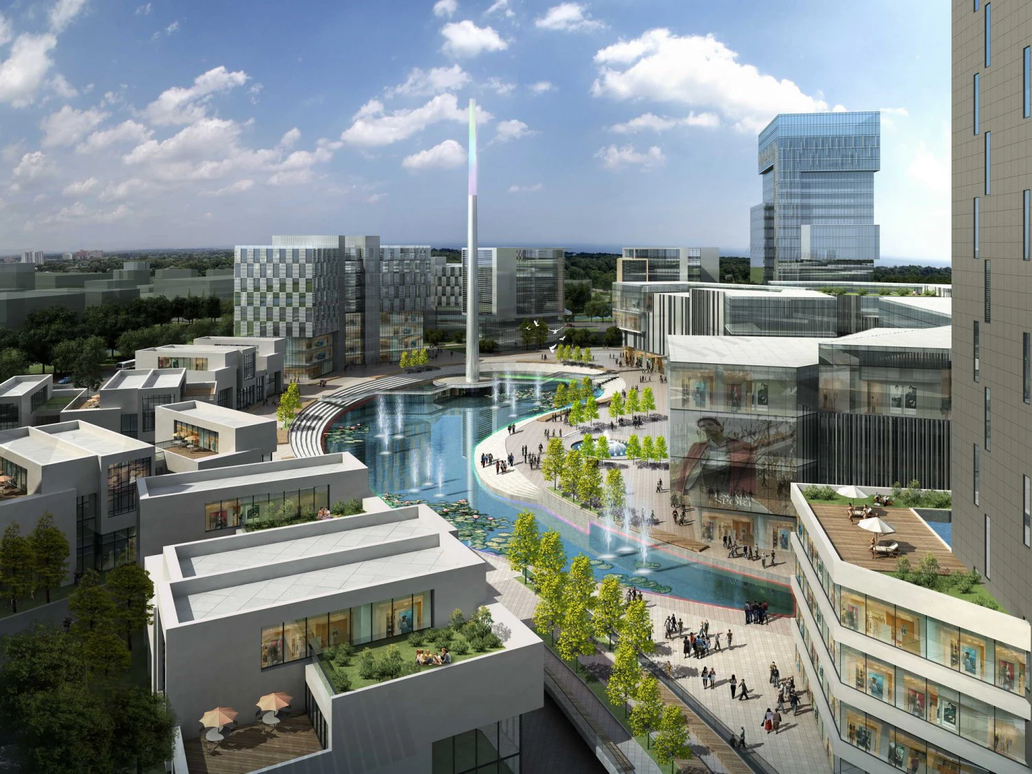 city shopping mall 042 3D Model .c4d .max .obj .3ds .fbx .stl .blend 