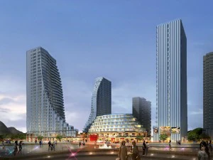 city shopping mall 043 3D Model