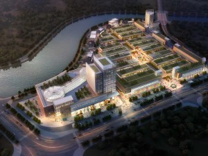 centro comercial de la ciudad 044 Modelo 3D