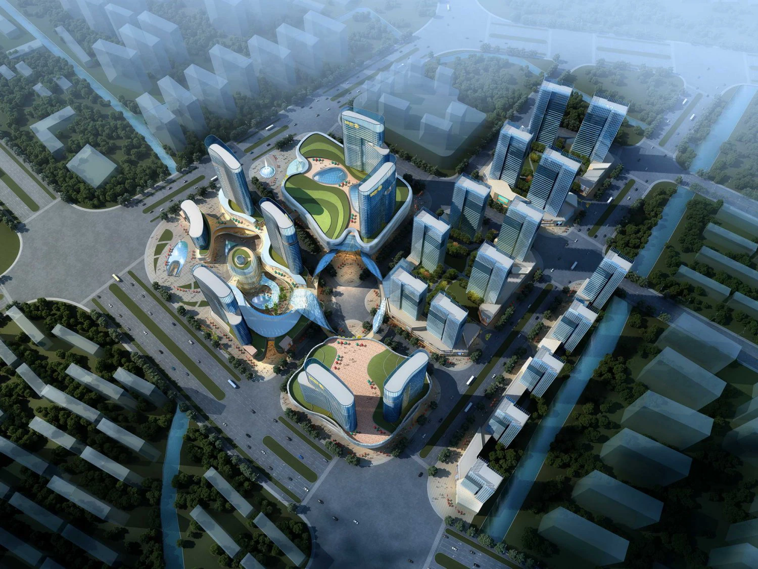 city shopping mall 045 3D Model .c4d .max .obj .3ds .fbx .stl .blend