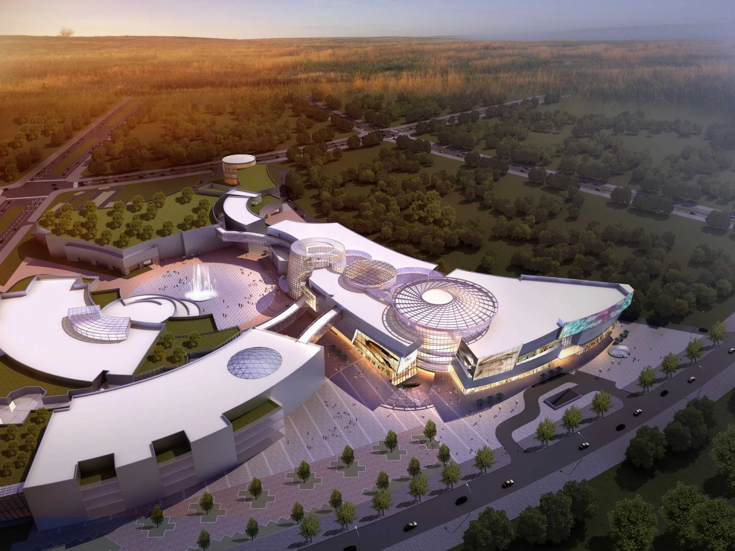 city shopping mall 046 3D Model .c4d .max .obj .3ds .fbx .stl .blend 