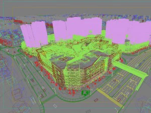 city shopping mall 047 3D Model