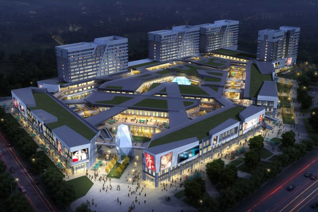 city shopping mall 049 3D-Modell .c4d .max .obj .3ds .fbx .stl .blend 