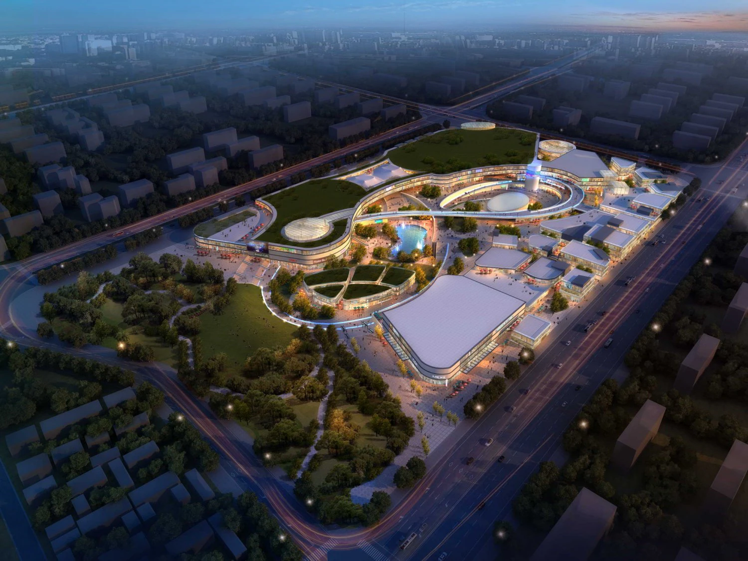 city shopping mall 050 3D Model .c4d .max .obj .3ds .fbx .stl .blend 