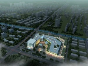 city shopping mall 050 3D Model