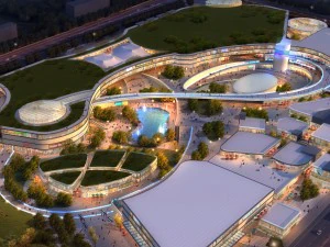 city shopping mall 050 3D Model