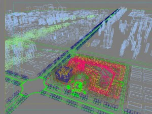 city shopping mall 050 3D Model