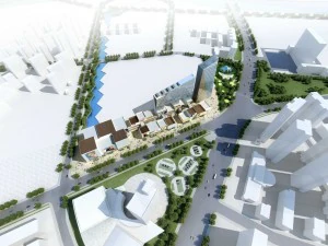 city shopping mall 051 3D Model