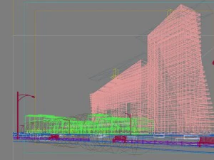 city shopping mall 051 3D Model