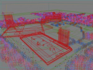 city shopping mall 052 3D Model