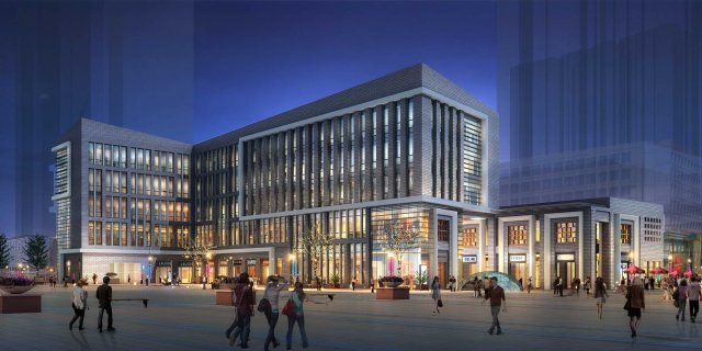 city shopping mall 053 Modello 3D .c4d .max .obj .3ds .fbx .stl .blend 