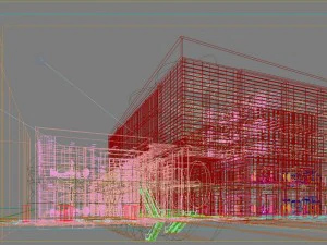 city shopping mall 053 3D Model