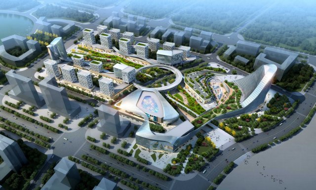 city shopping mall 054 3D Модель .c4d .max .obj .3ds .fbx .stl .blend 