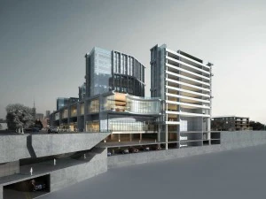 city shopping mall 055 3D Model