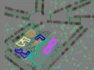 city shopping mall 056 3D Model