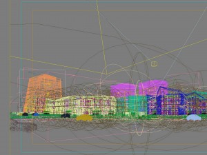 city shopping mall 056 3D Model