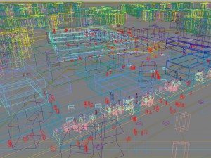 city shopping mall 058 3D Model