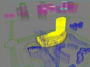city shopping mall 059 3D Model