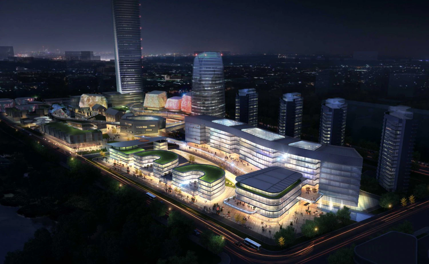 city shopping mall 060 3D Model .c4d .max .obj .3ds .fbx .stl .blend
