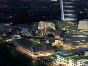 city shopping mall 060 3D Model