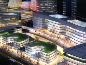 city shopping mall 060 Modèle 3D