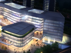 city shopping mall 060 Modèle 3D