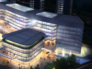 city shopping mall 060 3D Model