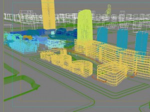city shopping mall 060 Modèle 3D