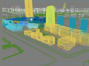 city shopping mall 060 3D Model