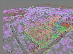 city shopping mall 061 3D Model