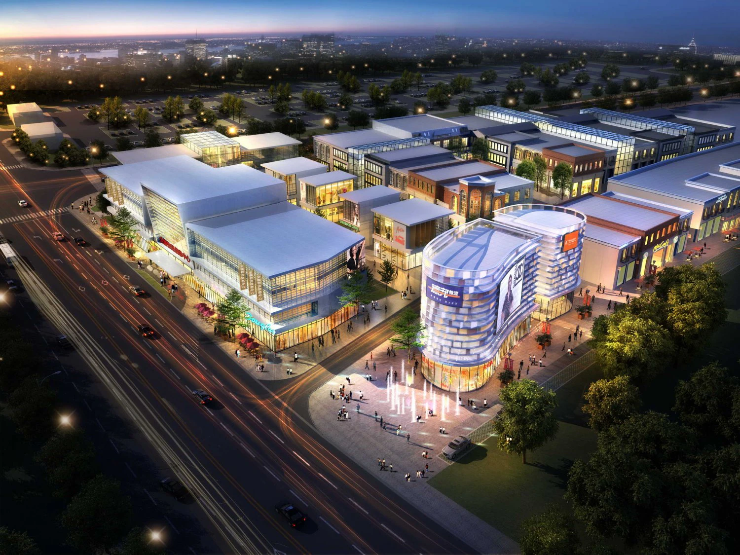 city shopping mall 062 3D Model .c4d .max .obj .3ds .fbx .stl .blend