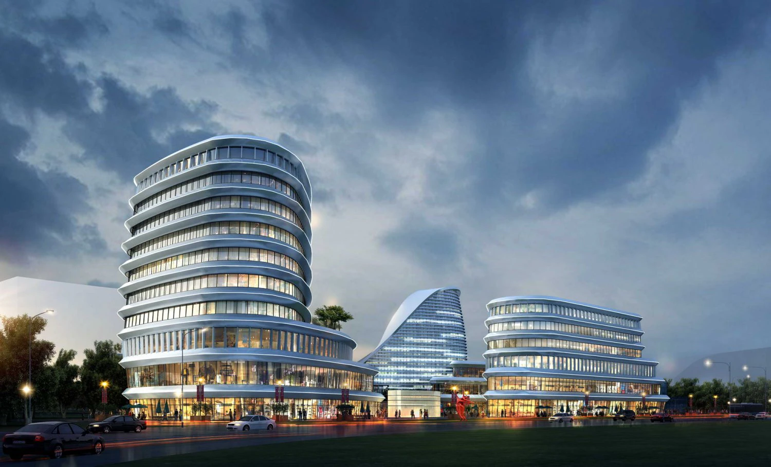 city shopping mall 063 3D Model .c4d .max .obj .3ds .fbx .stl .blend 