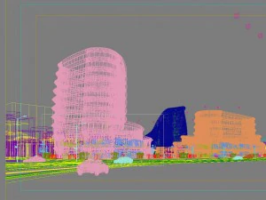 city shopping mall 063 3D Model