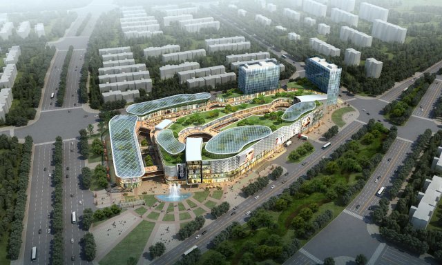 city shopping mall 064 3D Model .c4d .max .obj .3ds .fbx .stl .blend 