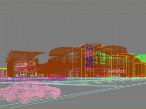 city shopping mall 064 3D Model