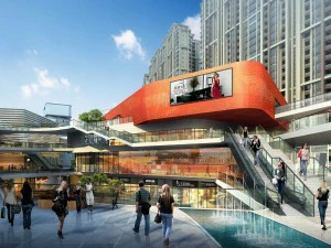 city shopping mall 068 3D Model