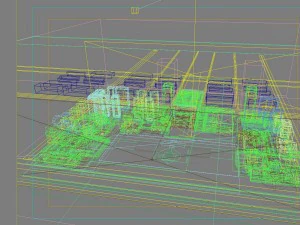 city shopping mall 069 3D Model