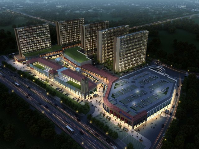 city shopping mall 070 Model 3D .c4d .max .obj .3ds .fbx .stl .blend 