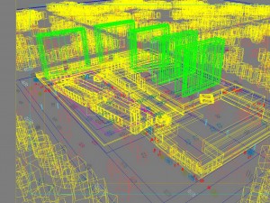 city shopping mall 070 Model 3D