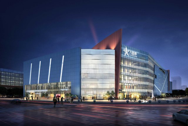 city shopping mall 074 3D Model .c4d .max .obj .3ds .fbx .stl .blend 