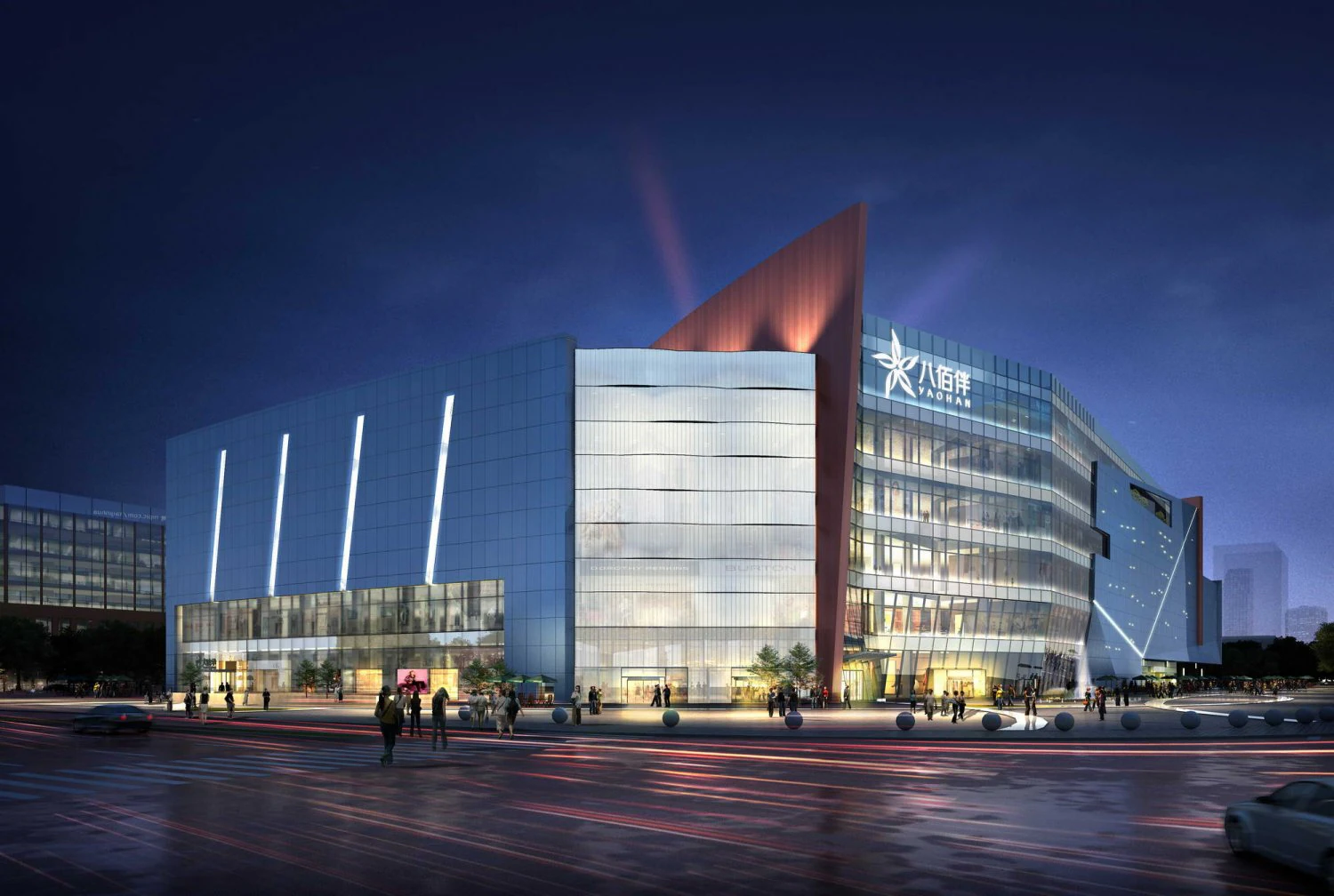 city shopping mall 074 3D Model .c4d .max .obj .3ds .fbx .stl .blend