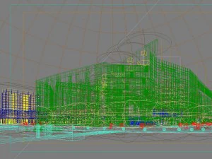 city shopping mall 074 3D Model