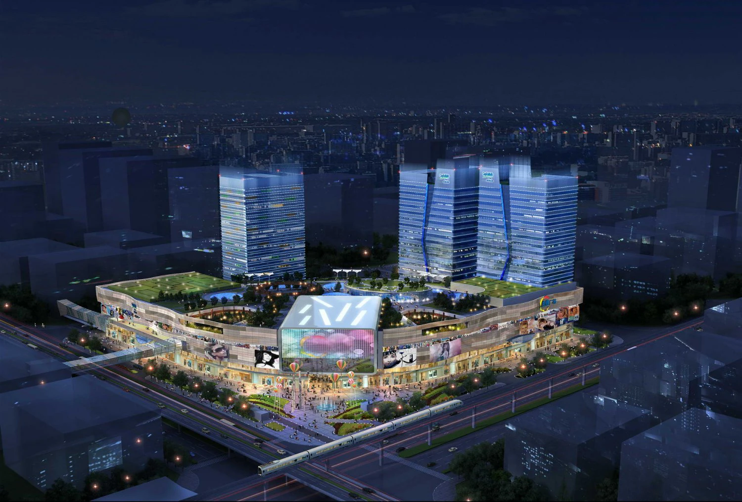 city shopping mall 075 3D Model .c4d .max .obj .3ds .fbx .stl .blend 