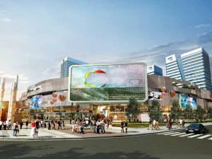 city shopping mall 075 3D Model
