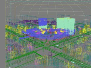 city shopping mall 075 3D Model