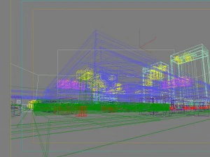 city shopping mall 075 3D Model